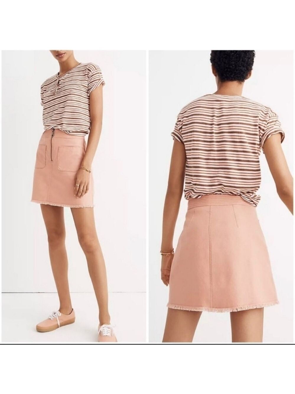 Madewell A- Line Zip Skirt